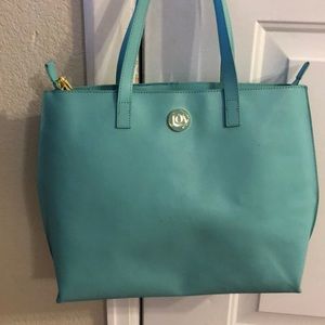 Teal purse